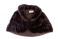 Vintage York PA Made Fur Shrug Cape