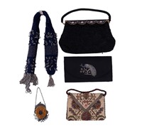 Beaded & Embroidered Antique Purses