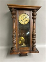 German Gymbal Gong Wall Clock