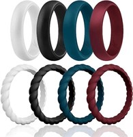 NEW Unisex Silicone Ring Lot, approx 35-40 rings