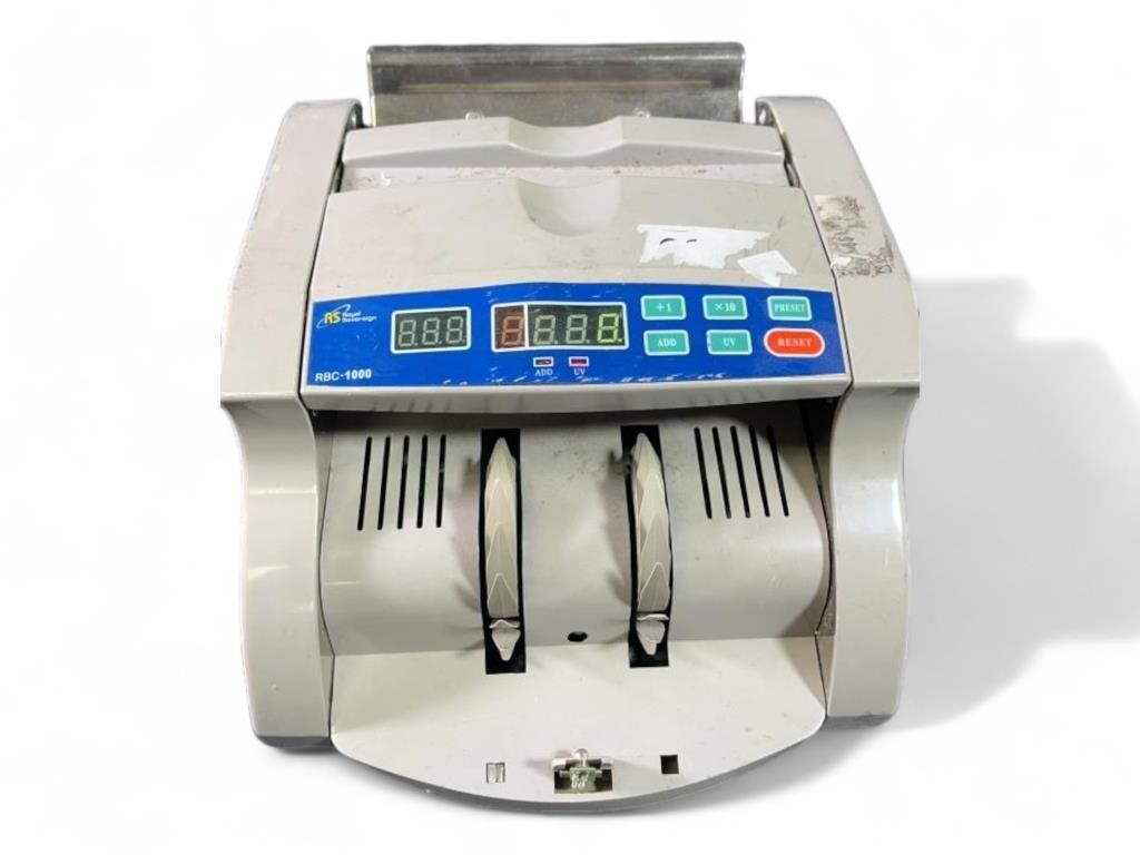 Powered on Royal Sovereign Bill Counter Model