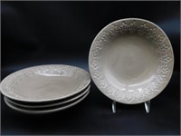 ITALIAN MAIOLICHE JESSICA FOUR SALAD PLATES VINTAG