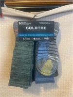 New Goldtoe men’s 6 pairs crew socks 6-12.5