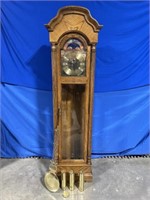 Howard Miller Grandfather Clock with Key 79 x 22