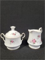 Princess House Hammersley Creamer & Sugar