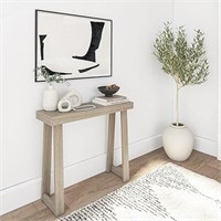 Plank+beam Solid Wood Console Table, 36 Inch,
