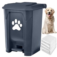 Dog Poop Trash Can Outdoors Pet Waste Station