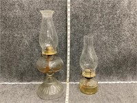 Oil Lamps Set of 2