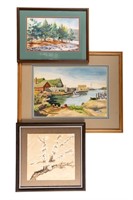 Saylor, Keiser Original Watercolor Paintings