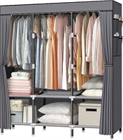 Lokeme Portable Closet, 61-inch Portable Wardrobe