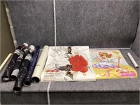 Anime and Video Game Posters and 2005 Calendar
