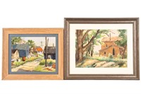 E.J. Saylor Original Watercolor Paintings (2)