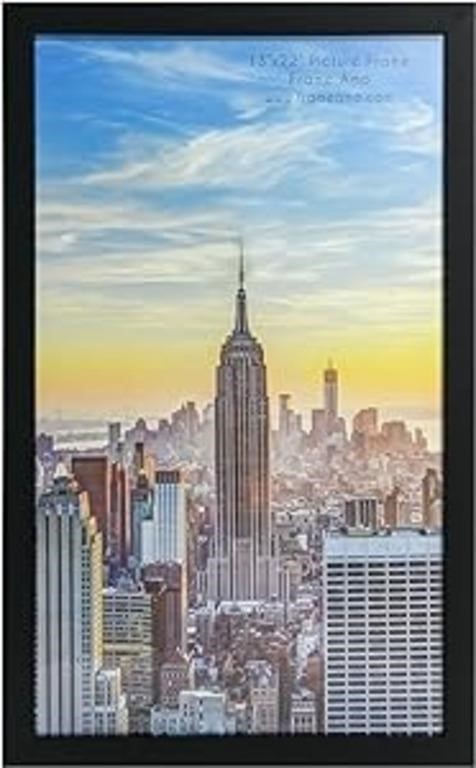 Frame Amo 13x22 Black Modern Picture Or Poster