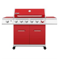 Royal Gourmet 6-Burner BBQ Propane Grill  Red