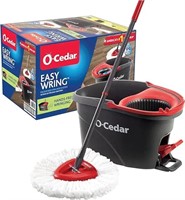 O-cedar Easywring Microfiber Spin Mop, Bucket