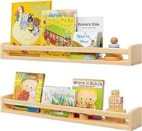 Fun Memories Nursery Book Shelves For Wall Set Of