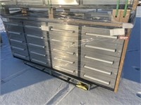 UNUSED STEELMAN 7' WORK BENCH, 20 DRAWERS