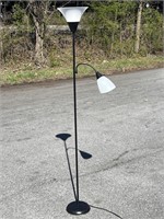 2 Light Floor Lamp w/3-Way Switch on Top