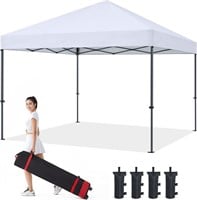 COOSHADE Canopy Tent 8X8Ft(White)