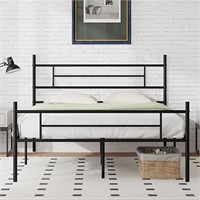 Novilla Full Size Bed Frame With Headboard And