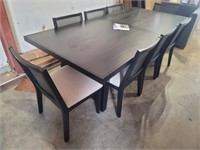 Bayside - 9 Piece Black Dining Table Set