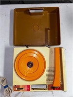 Vintage Fisher Price Toy Electric Record Player 45