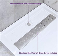 WOODBRIDGE SBR6032 Shower Base  60x32  White