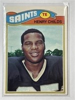 1977 Topps Football #068 Henry Childs!