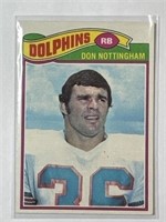 1977 Topps Football #492 Don Nottingham!