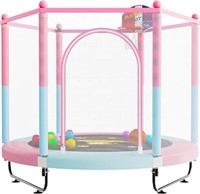 60" Trampoline For Kids, 5 Ft Toddler Baby