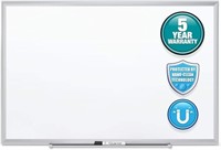 Standard Magnetic Whiteboard, 27 1/2 X 20, Alum