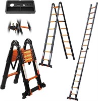 16.5ft Telescoping A Frame Ladder With Tool
