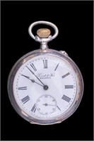 Perrett & Sons Swiss Made Pocket Watch