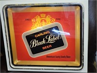 Black Label Beer Sign Light