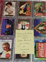 Cocal Cola Collector Cards in Notebook
