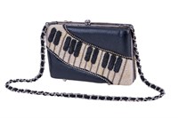 Mary Frances Highly Decorated  Piano Purse