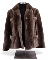 Vintage Short Length Beaver Fur Coat