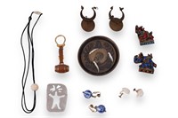 Native American Tray, Pendant and Other Jewelry