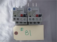 Qty 2 Allen Bradley 193-T1AC10 overload relay