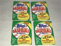 1987 Topps Baseball Cards LOT of 4 Unopened Packs