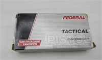 50 Rounds 40 S&W Federal Tactical JHP