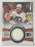 2015-16 UD #GJ-JV Jakub Voracek Game Used Jersey!