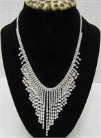Rhinestone Necklace - Stand Not Included