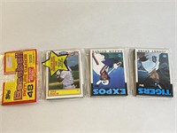 1986 Topps Baseball Sealed Rack Pack w/ Razor