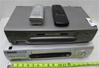 Stereo Components - 2 VCRs