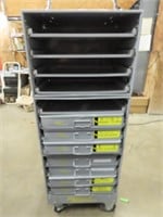 Kimball Midwest parts /hardware cabinet w/contents