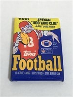 1988 Topps Football Sealed Wax Pack From a Sealed