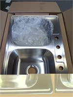 Style Selections Double Side Sink Deep Sink For