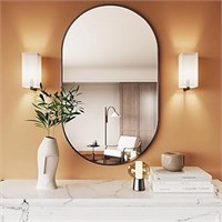 Oval Mirrors,oval Bathroom Mirrors,24x36 Black