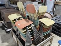 26- STACKING SCHOOL CHAIRS
